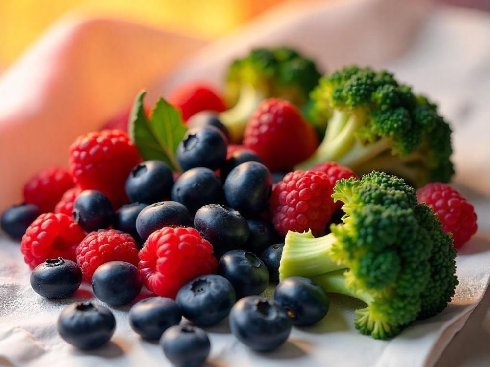 Frutas y Verduras con mucha fibra