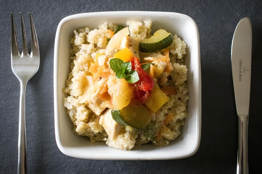 QUINOA AL VAPOR EN EL DESAYUNO
